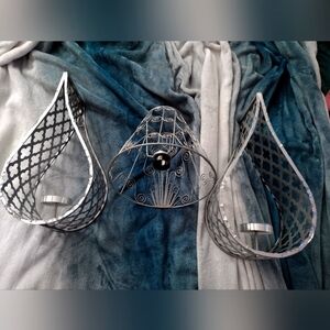 3 PC Teardrop Candle Holder Lamp Shade